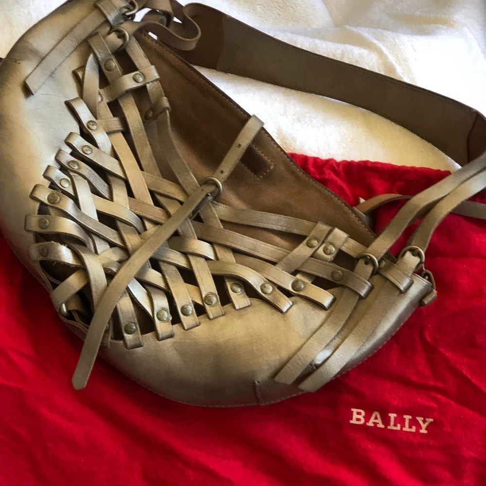 Gold Bally Hobo bag